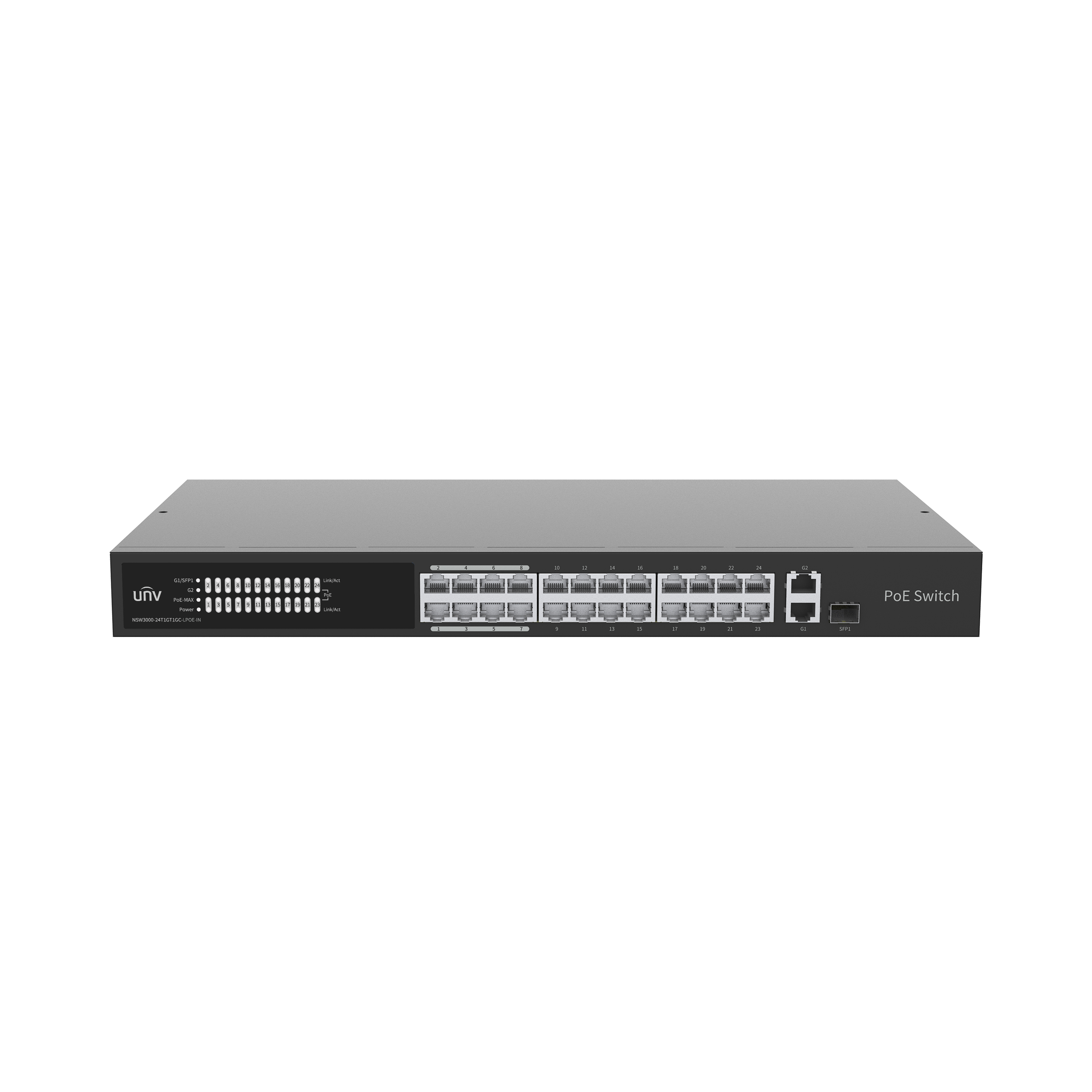 UNV POE SWITCH NSW3000-24T1GT1GC -POE-IN (Cloud Managed)