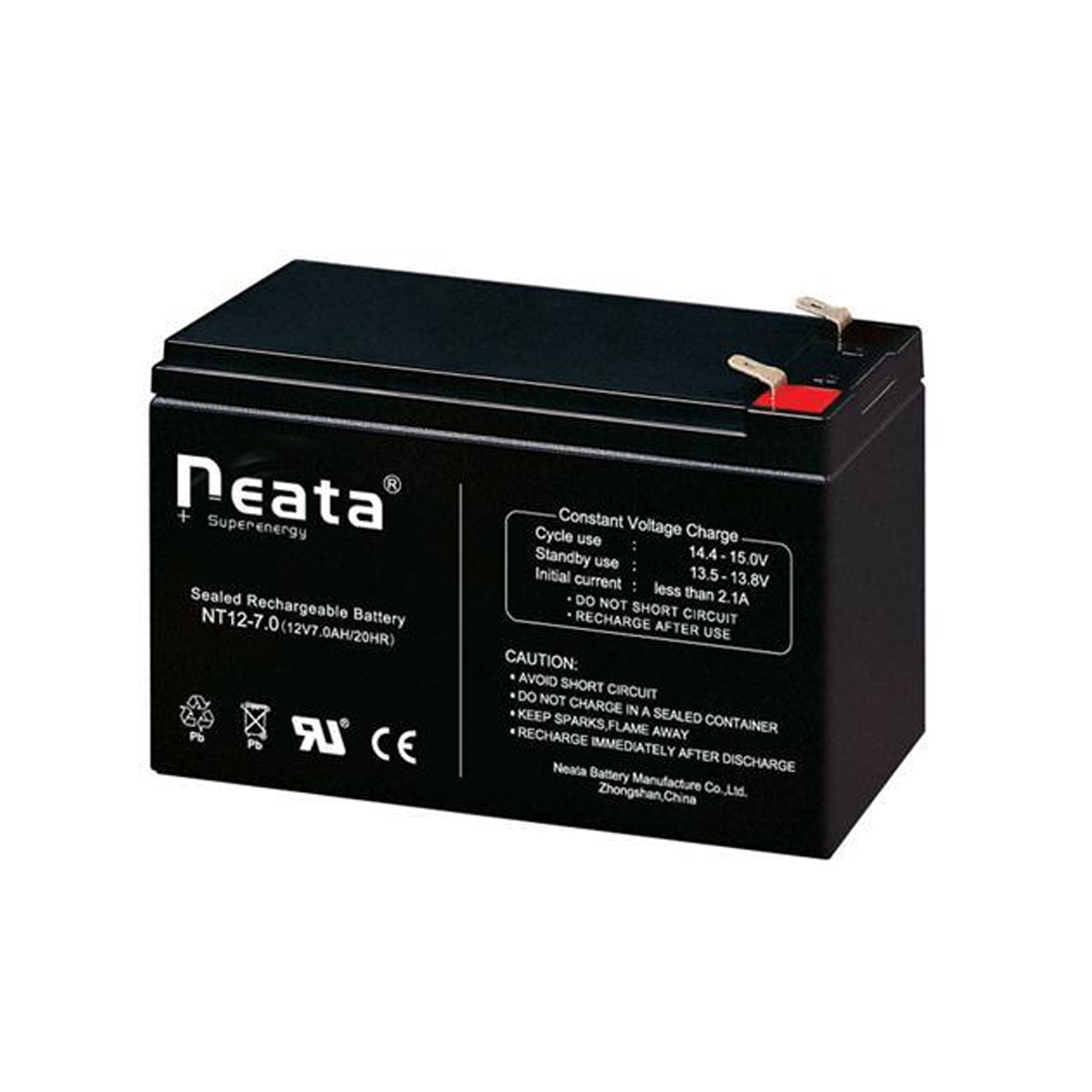 NEATA 12V-7AM BATTERY 2.0 KG